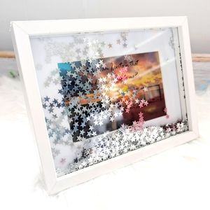 White Starry Shadow Box Frame